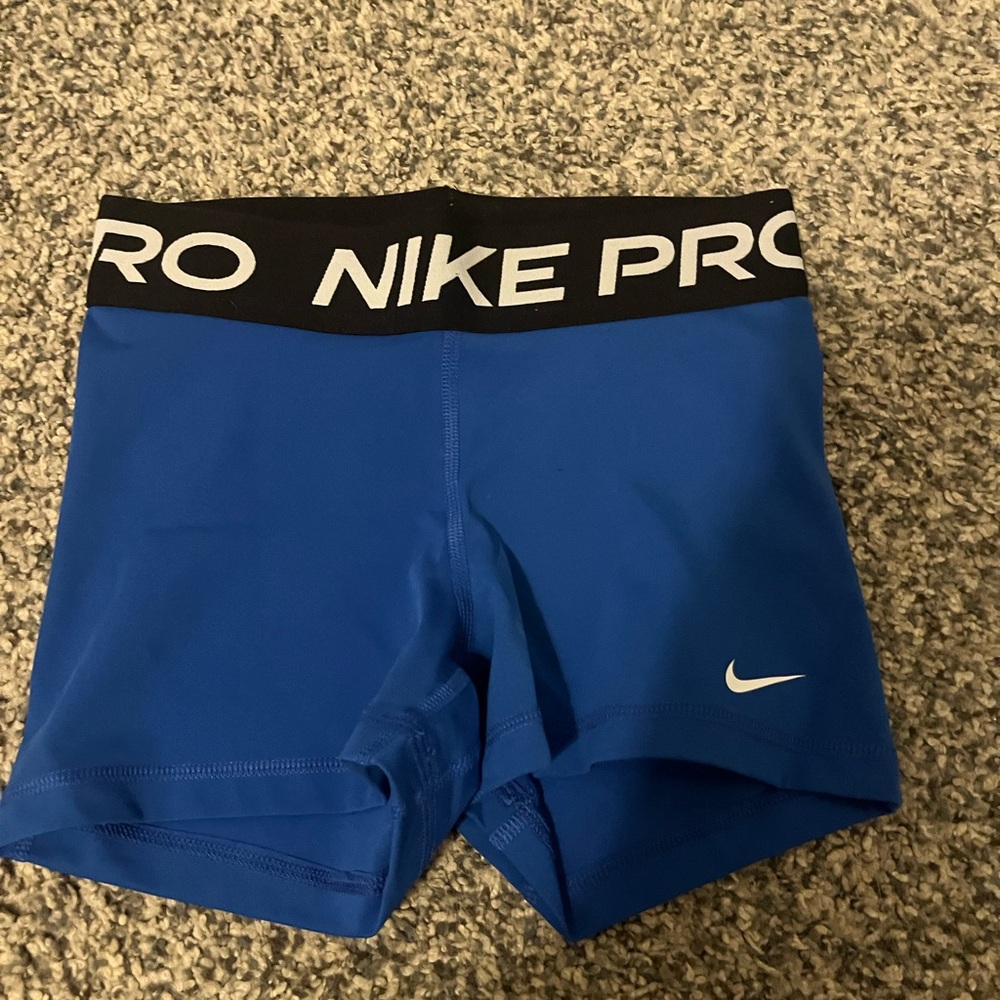 Blue nike pros